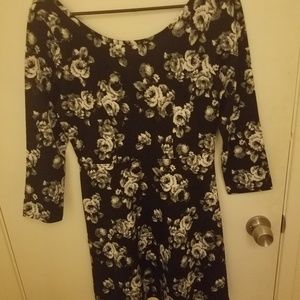 Bongo Size Juniors Medium Dress with Cut-Out Back